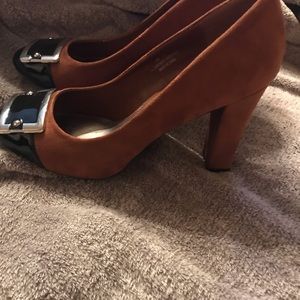 Cato Shoes - Brown and black suede heels Cato Shoes - Brown and black suede heels